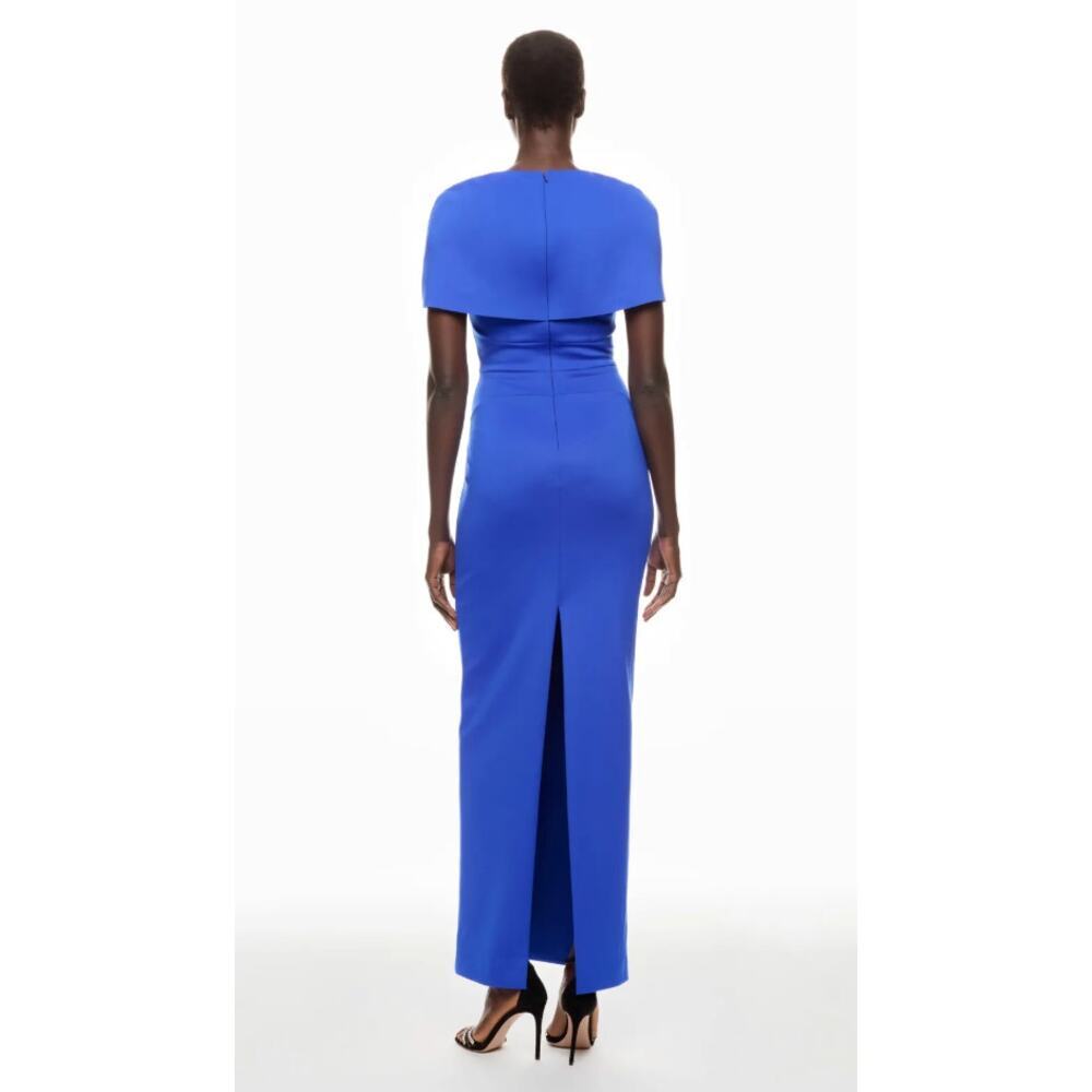 Black Halo Bernice Gown In Blue Size 2 — image 3 of 8